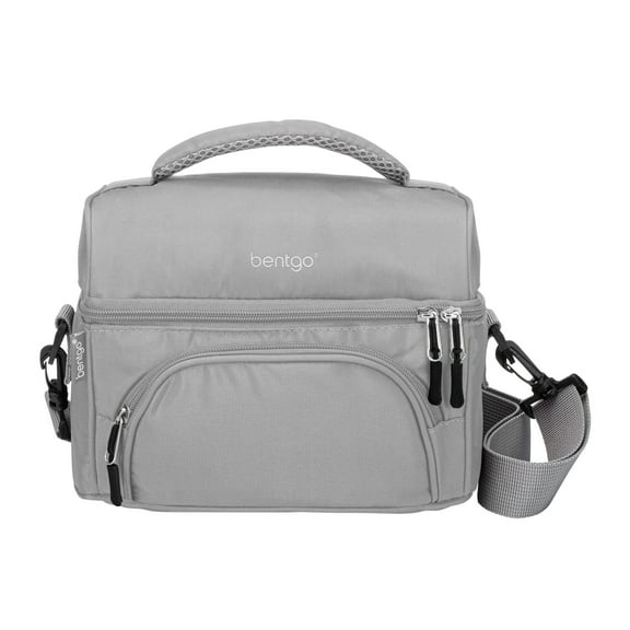 bentgo Deluxe Insulated Lunch Bag Gray (BGOBG2-Y)