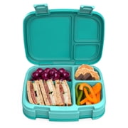 Bentgo Fresh, Leak-Proof, Versatile 4-Compartment Bento-Style Lunch Box with Removable Divider, Portion-Controlled Meals for Teens and Adults On-The-Go, BPA-Free, Food-Safe Materials (Aqua)