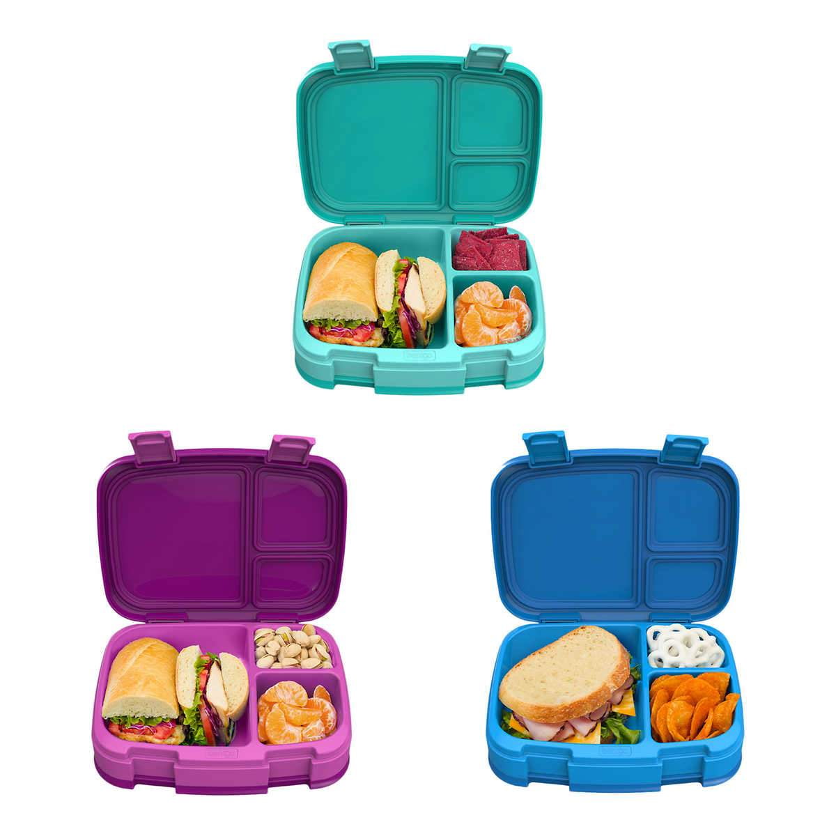  RTIC 5 Compartment Lunch Containers, Hot Food Container With  Lid For Adults Or Kids, Microwave Safe Divided Snack Lunch Box For Work,  School Or Travel, Reusable, BPA Free With Vent Space