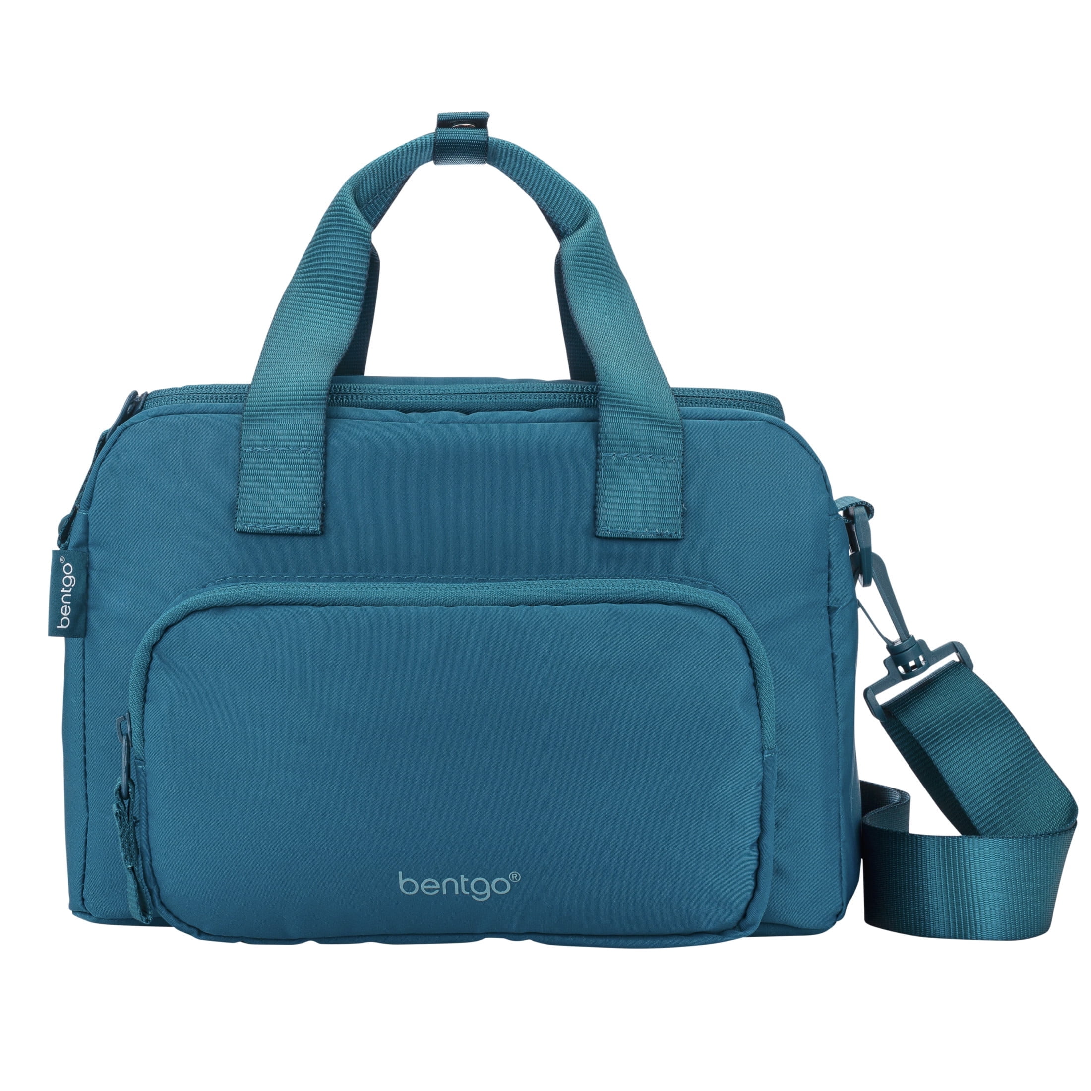 Bentgo Insulated Lunch Bag – Extra-Large Capacity Adult Lunch Bag with Shoulder Strap and External Storage Compartment, Durable, Lightweight, Ideal for Work, School, & Meals On the Go (Deep Teal)