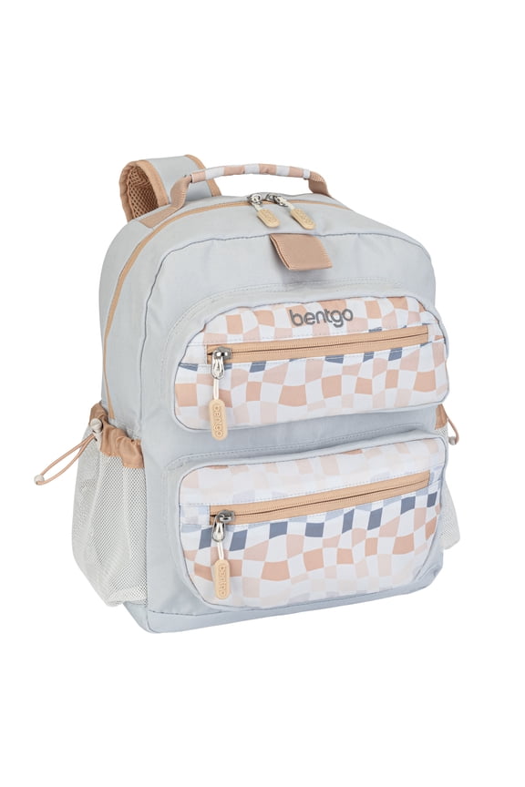 ® Kids Backpack (Whimsy & Wonder Collection) - Lightweight 14’’ for School & Daycare - Ideal for Kids 4+, Durable & Water-Resistant, Loop for Lunch Bag (Checker Gradient)