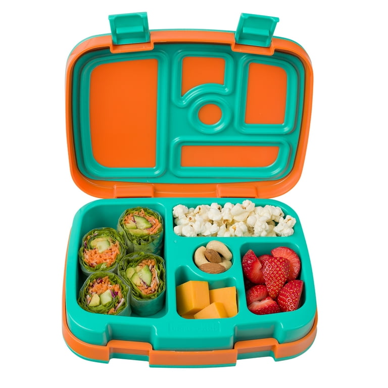 Bentgo® Kids Prints Leak-Proof, 5-Compartment Bento-Style Kids Lunch Box -  Ideal Portion Sizes for Ages 3 to 7 - BPA-Free, Dishwasher Safe, Food-Safe