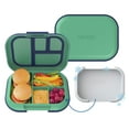 thumbnail image 1 of Bentgo Chill Kids Leak-Proof Lunch Box - 4-Compartment Bento Box with Built-In Ice Pack, 3.3 Cup Capacity, PFAS & BPA-Free, Microwave & Dishwasher Safe, Ideal Size for Ages 3 to 7 (Green/Navy), 1 of 10