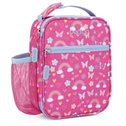 Bentgo Kids Insulated Lunch Tote - Water-Resistant, Reusable, Lightweight & Durable Lunch Bag with Water Bottle Holder & Mesh Pocket, Fits Lunch Box & Water Bottle - Ideal for Ages 3+ Rainbow