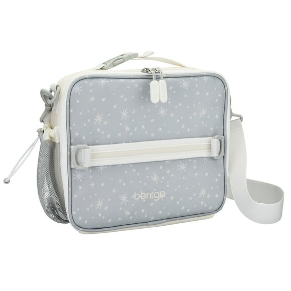 Bentgo Kids Lunch Bag (Whimsy & Wonder Collection) - Durable, Double-Insulated Lunch Bag for Kids 3+; Holds Lunch Box/Water Bottle/Snacks; Water-Resistant Fabric & Zip Pockets  (Starry Sprinkle)