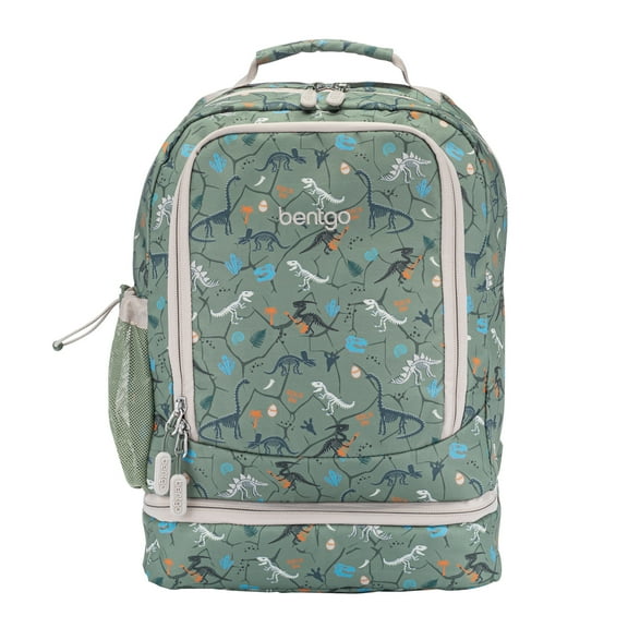 Bentgo Kids Prints 2-in-1 Backpack & Insulated Lunch Bag - Dino Fossils
