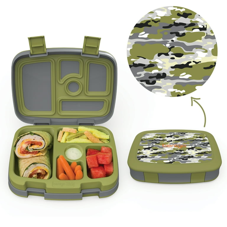 Bentgo Kids Durable & Leak Proof Camouflage Children's Lunch Box - Green, 1  ct - City Market