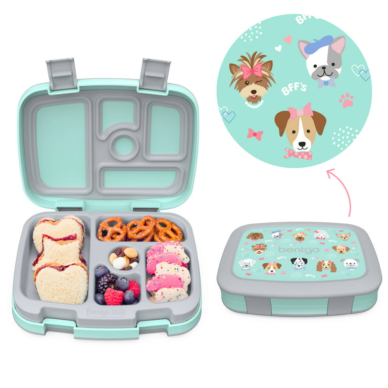 Kids' Prints Leak-proof 5 Compartment Bento-Style Lunch Box