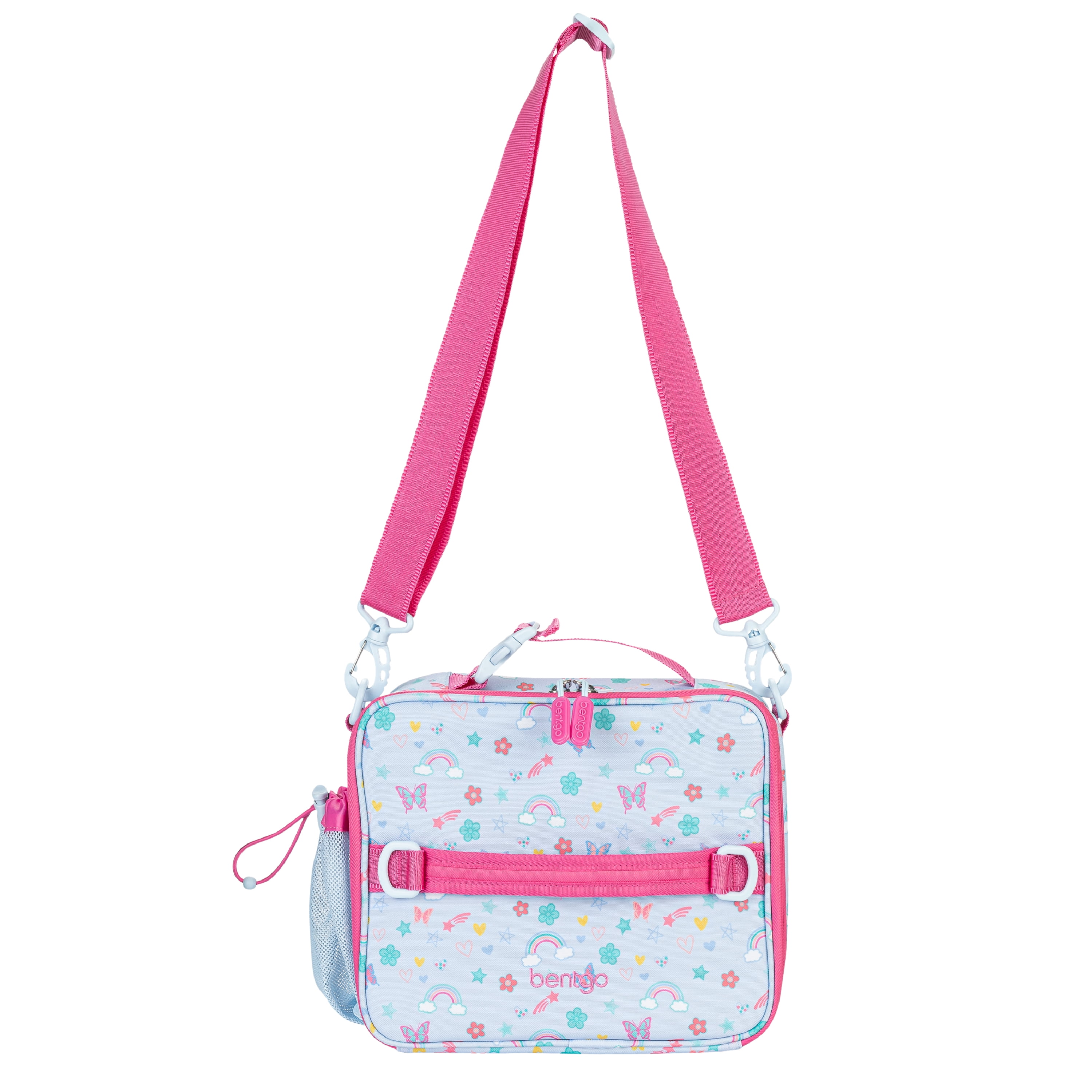 Bentgo Kids Prints Lunch Bag, Rainbows & Butterflies