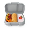 thumbnail image 1 of Bentgo Kids Snack - 2 Compartment Leak-Proof Bento Box Container for Snacks and Small Meals, Easy-Open Latch, Dishwasher Safe, BPA-Free for School, Daycare, & Sports - Ideal for Ages 3+ (Gray), 1 of 9