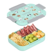 Bentgo Kids Snap & Go Leak-Proof Lunch Box - Puppy Love