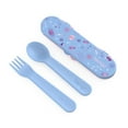 thumbnail image 1 of Bentgo Kids Plastic Utensil Set Lavender Galaxy (BGKDUTPL-GLX), 1 of 7