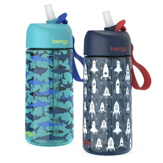 BOZ Kids Insulated Water Bottle with Straw Lid, Stainless Steel Double Wall  Water Cup-Shark, 1 - Gerbes Super Markets