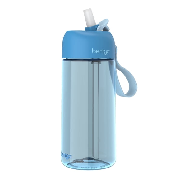 bentgo Plastic Water Bottle 15 oz. Blue (BGKDWB1-B)