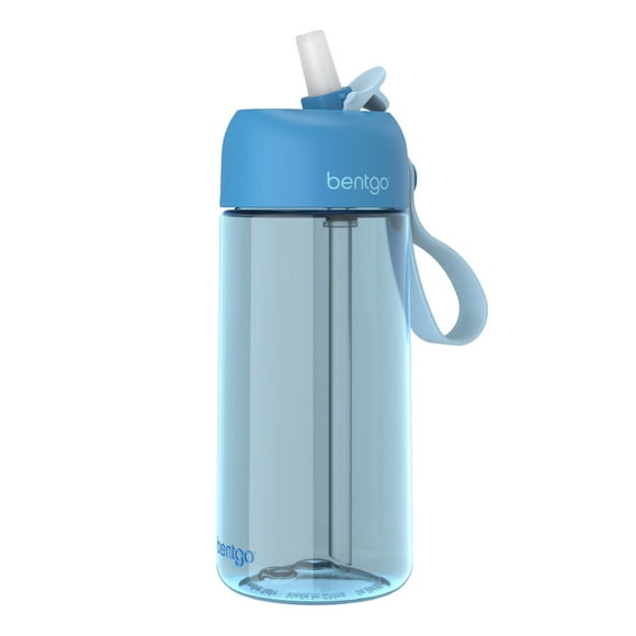 bentgo Plastic Water Bottle 15 oz. Blue (BGKDWB1-B)