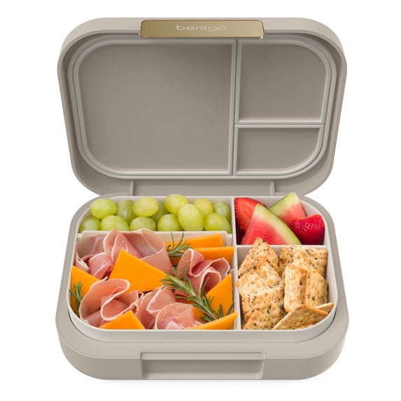 Bentgo® Modern Bento-Style Lunch Box for Adults, Teens, and Larger Appetites; BPA-Free , Leak-Resistant, Dishwasher/Microwave Safe - Sandstone