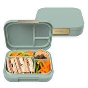 Bentgo Modern - Adult & Teen Bento Lunch Box; 3-4 Compartments, Leak-Resistant, 5.5 Cup Capacity/44 fl oz, Improved Locking Clips, Reusable, BPA-Free, Dishwasher/Microwave Safe Tray Mint Green