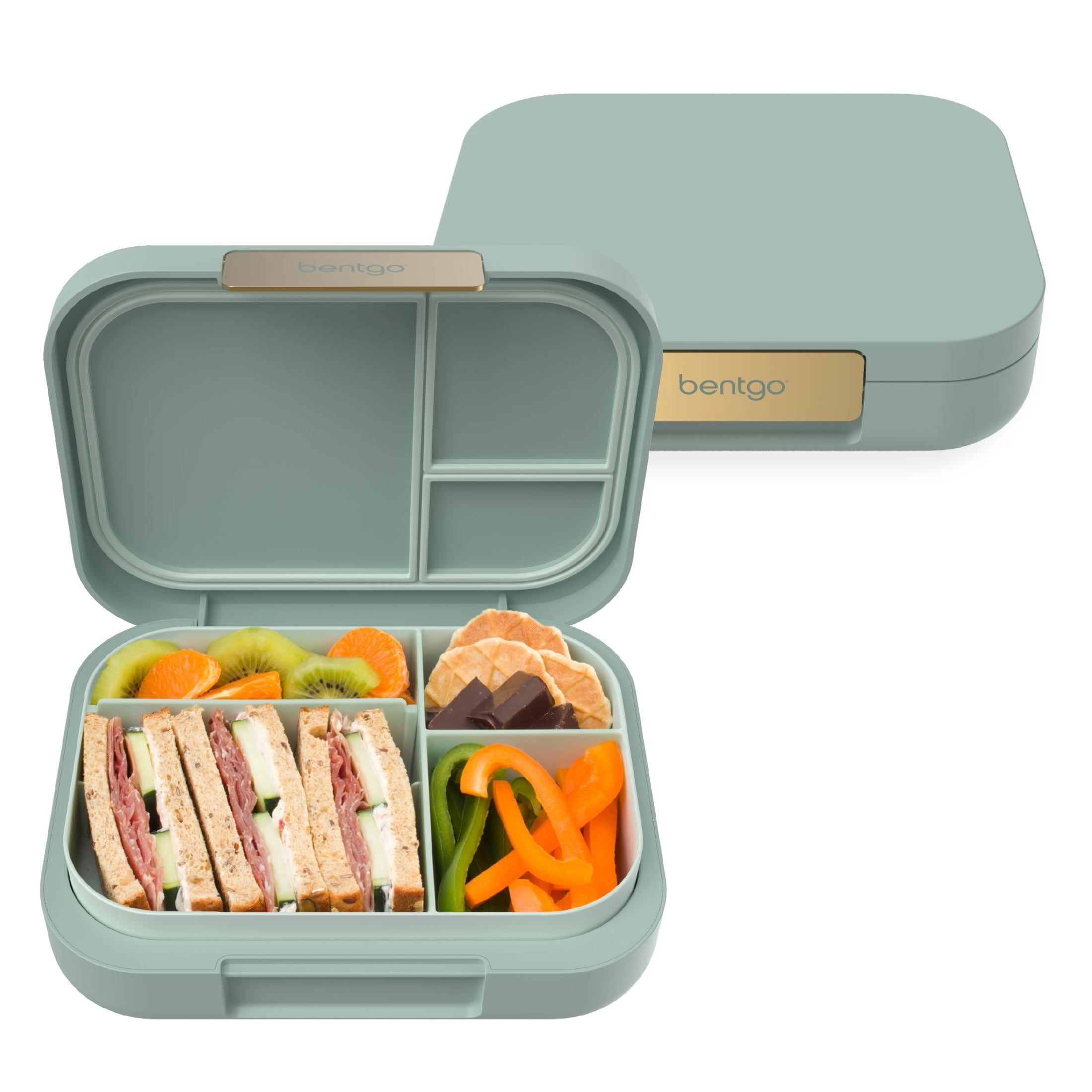 Bentgo Modern - Adult & Teen Bento Lunch Box; 3-4 Compartments, Leak-Resistant, 5.5 Cup Capacity/44 fl oz, Improved Lock