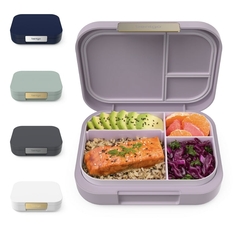 Bentgo Modern - Versatile 4-Compartment Bento-Style Lunch Box for Adults  and Teens, Leak-Resistant, Ideal for On-the-Go Balanced Eating - BPA-Free,  Matte Finish and Ergonomic Design (Orchid) 