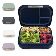 Bentgo Modern - Versatile 4-Compartment Bento-Style Lunch Box for Adults and Teens, Leak-Resistant, Ideal for On-the-Go Balanced Eating - BPA-Free, Matte Finish and Ergonomic Design (Navy)