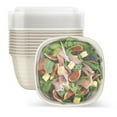 thumbnail image 1 of Bentgo Prep - 1-Compartment Bowls with Custom-Fit Lids - Reusable, Microwave Safe, Durable, & BPA-Free, Freezer & Dishwasher Safe Meal Prep Food Storage - 10 Bowls & Lids (White Stone Tan), 1 of 7
