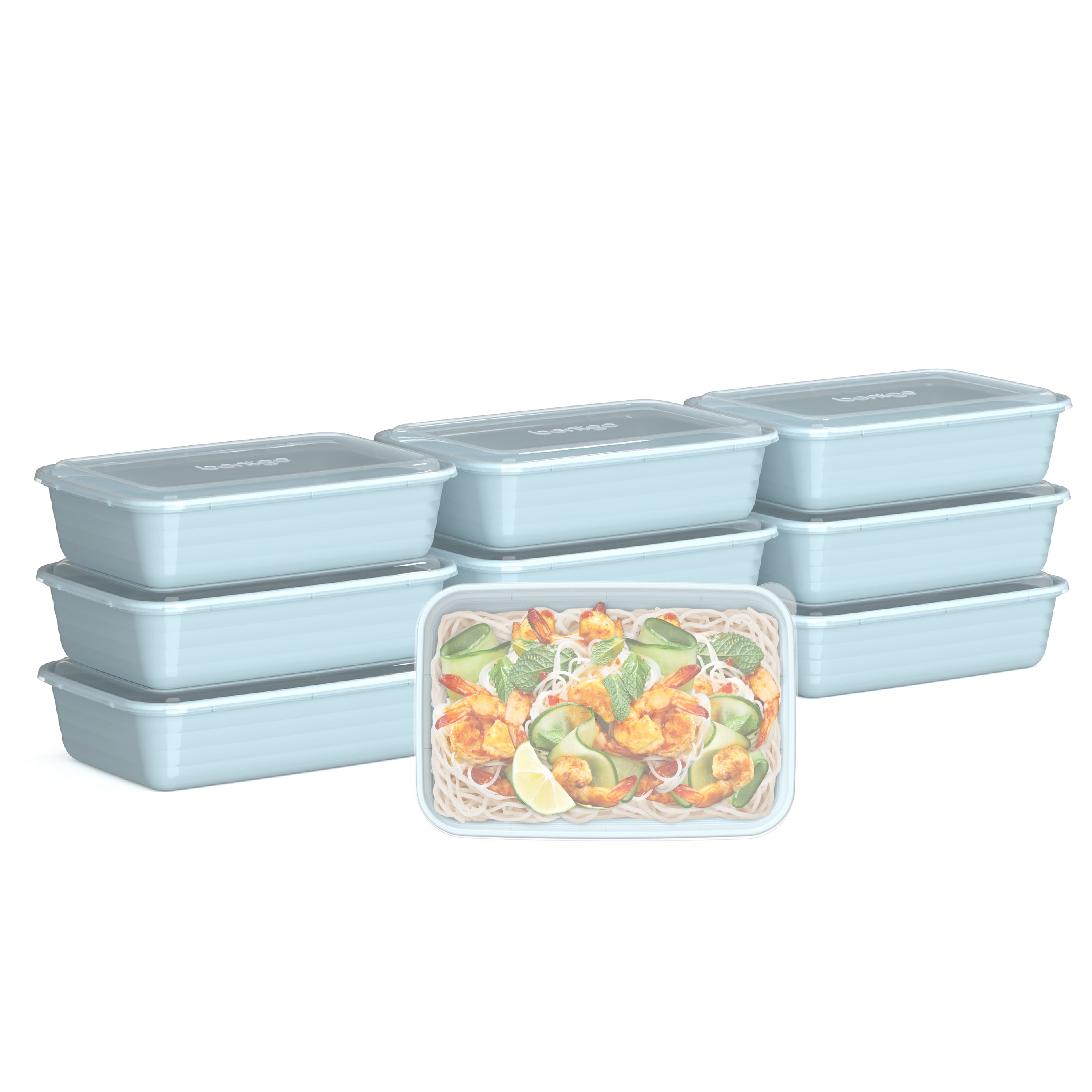 Bentgo Meal Prep 1-compartment Container, Reusable, Durable, Mirowaveable -  Khaki Green - 4 Cup/10pk : Target