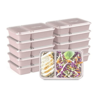  WIMIRIL Food Preservation Trays- Stackable, Reusable Food Tray  with Plastic Lid, Durable，Superior for Keeping Food Fresh,Dishwasher &  Freezer Safe-6 Count: Home & Kitchen
