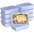 thumbnail image 1 of Bentgo Prep - 20-Piece 1-Compartment Reusable Meal Prep Containers with Lids, PFAS & BPA Free Materials, Durable, Microwave, Freezer, & Dishwasher Safe To Go Food Storage (Gold), 1 of 10