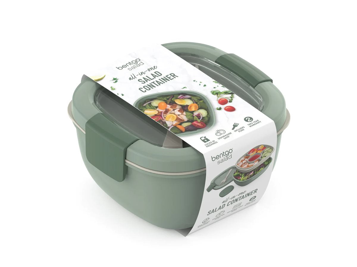 Bentgo Stackable Salad Lunch Box 54 oz Bowl, Tray