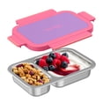 thumbnail image 1 of Bentgo Stainless Steel Snack Box - Leak-Proof, 2 Compartments, 2-Cup Capacity, Ideal for Kids 3+, Teens & Adults, Durable, Reusable (Lilac), 1 of 8