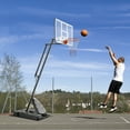 thumbnail image 1 of Bentism 91.2 -120 in Adjustable Height 54 in Indoor and Outdoor Basketball System (Adult), 1 of 9
