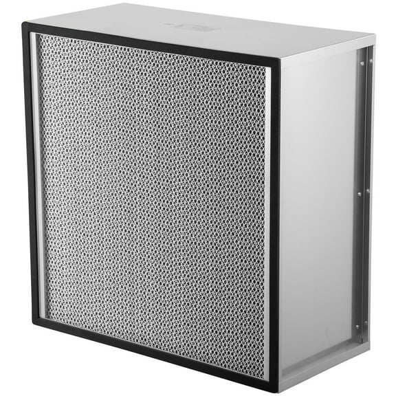 VEVOR Filter Replacement, 24''x24''x11.5'' AC Filter, True HEPA Pleated Air Filter, Air Filter Replacement with Durable Galvanized Frame, 99.97% Standard Filter Compatible