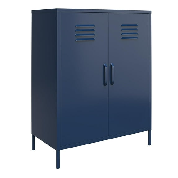 Bentley 2-Door Metal Locker Cabinet, Navy