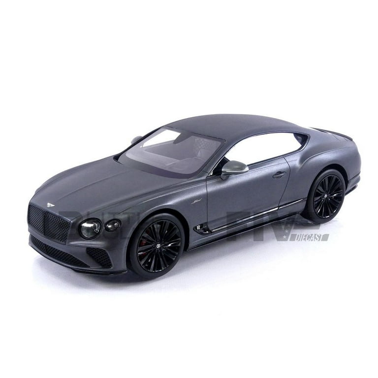 Bentley Continental GT Speed Anthracite Satin Gray 1/18 Model Car by Top  Speed