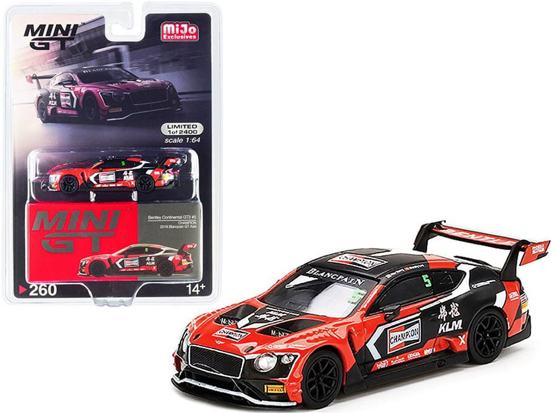 Bentley Continental GT3, #5 Alex Yoong - Mini GT MGT00260-MJ