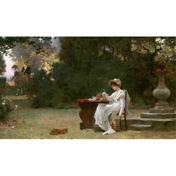 Bentley Global Arts PDX267354SMALL Love At First Sight Poster Print by Marcus Stone, 12 x 18 - Small