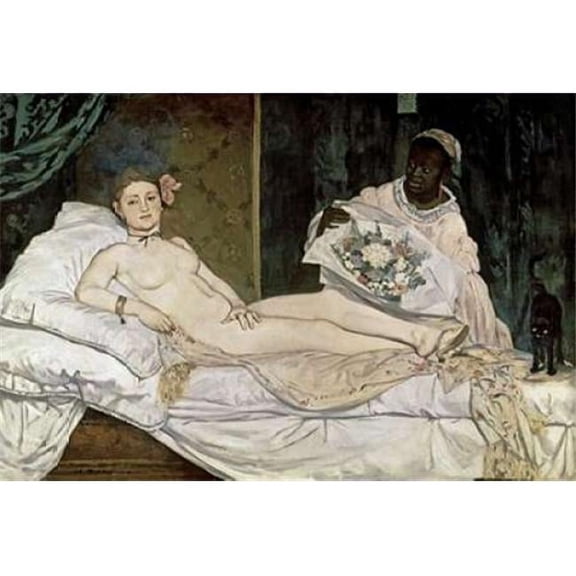 Bentley Global Arts PDX282389LARGE Olympia Poster Print by Edouard Manet, 20 x 28 - Large