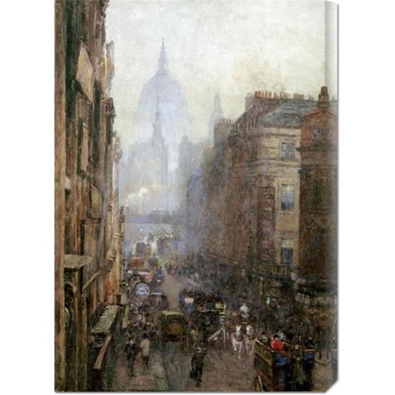 Bentley Global Arts dba American Walls GCS-267676-30-142 Rose Maynard Bartom 'Fleet Street' Stretched Canvas