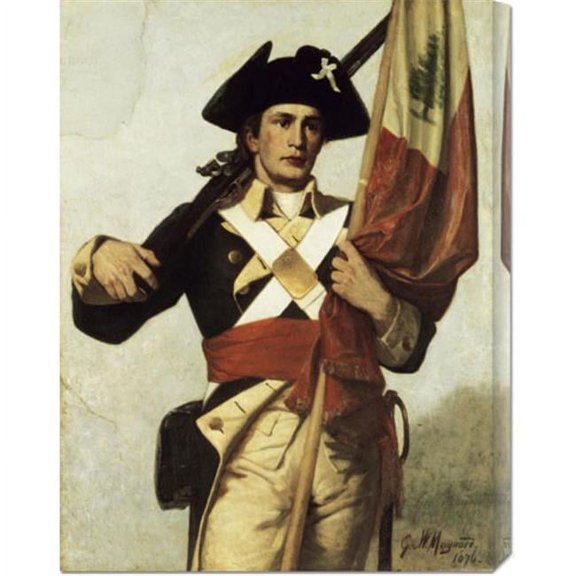Bentley Global Arts dba American Walls GCS-268294-30-142 George Willoughby Maynard 'Soldier of The Revolution' Stretched Canvas