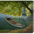 thumbnail image 1 of Bentley Global Arts dba American Walls GCS-375154-2424-142 Adriano Galasso 'Barca sul fiume' Stretched Canvas, 1 of 1