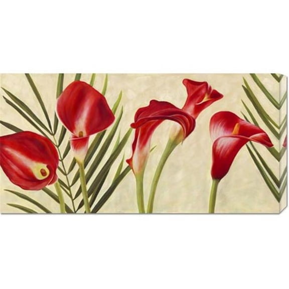 Bentley Global Arts dba American Walls GCS-375308-1836-142 Jenny Thomlinson 'Red Callas' Stretched Canvas