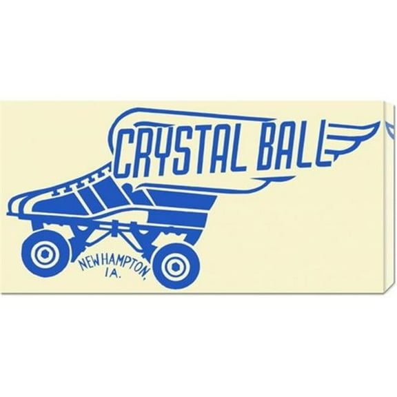 Bentley Global Arts dba American Walls GCS-375759-22-142 RetroRollers 'Crystal Ball' Stretched Canvas
