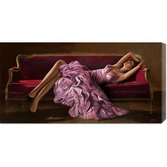Bentley Global Arts dba American Walls John Silver 'Jasmine' Stretched Canvas Medium