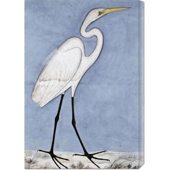 Bentley Global Arts dba American Walls Lucknow School 'Great Egret' Stretched Canvas - n/a - Medium
