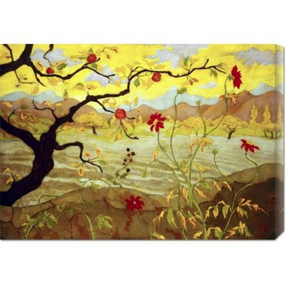 Bentley Global Arts dba American Walls GCS-267066-30-142 Paul Ranson 'Apple Tree with Red Fruit' Stretched Canvas