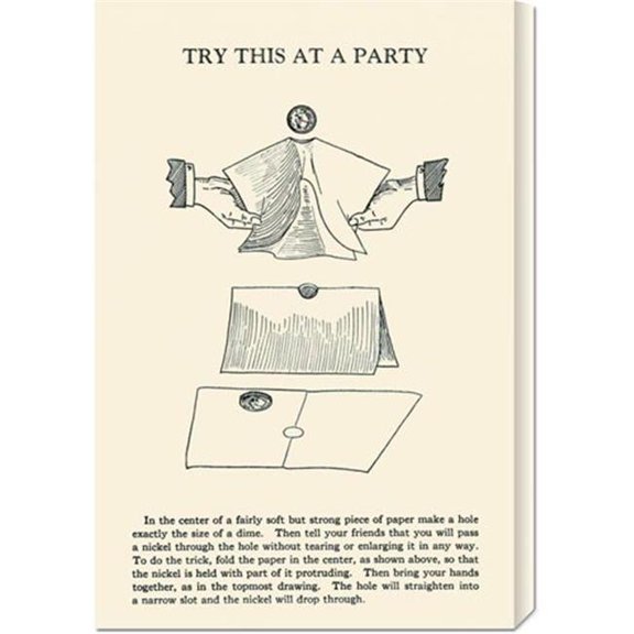 Bentley Global Arts dba American Walls Retromagic 'Try This at a Party' Stretched Canvas Medium
