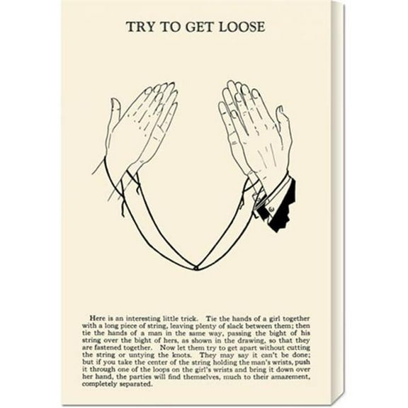 Bentley Global Arts dba American Walls Retromagic 'Try to Get Loose' Stretched Canvas Medium