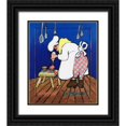 thumbnail image 1 of Bentley, Robert Dewar 12x14 Black Ornate Wood Framed with Double Matting Museum Art Print Titled - La Patisser, 1 of 4