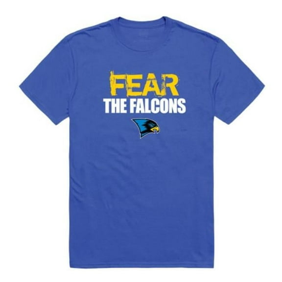 Bentley University Falcons Fear College T-Shirt, Royal - Small