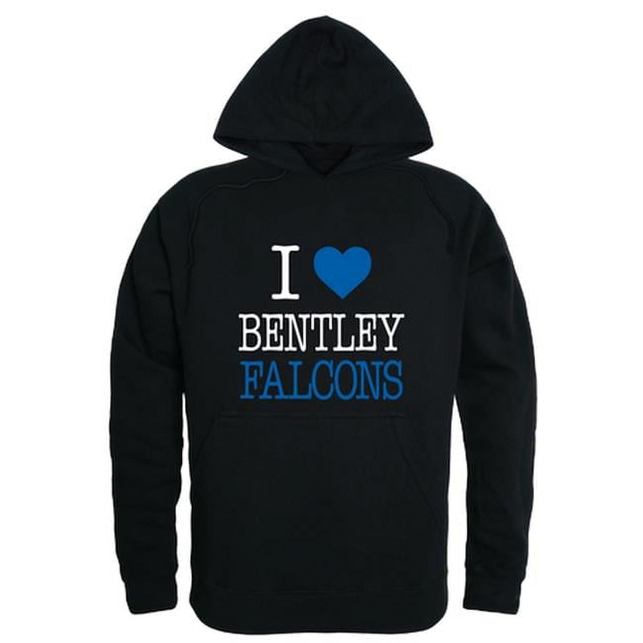 Bentley University Falcons I Love Hoodie Black Medium Walmart